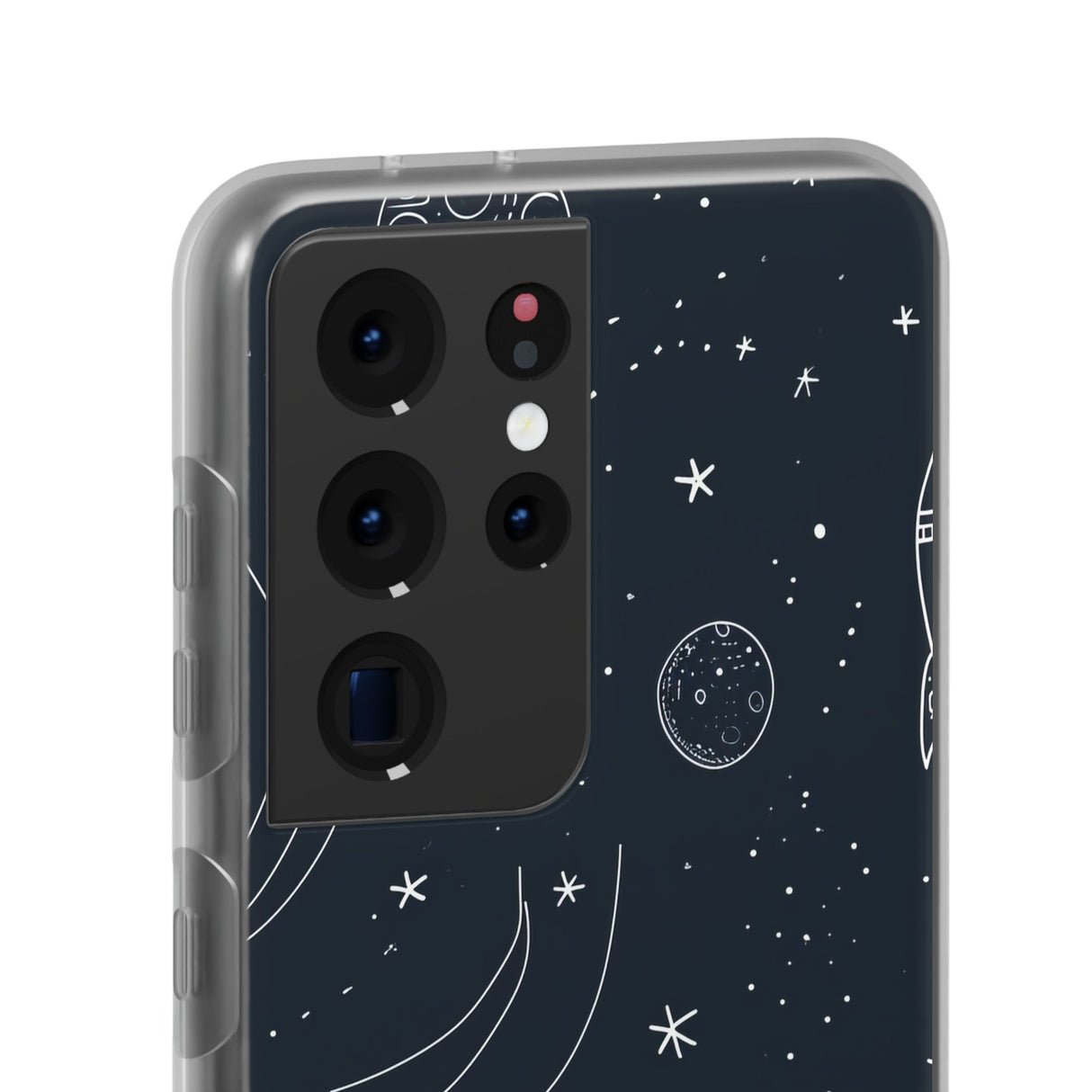 Cosmic Doodle Adventure | Flexible Phone Case for Samsung Galaxy