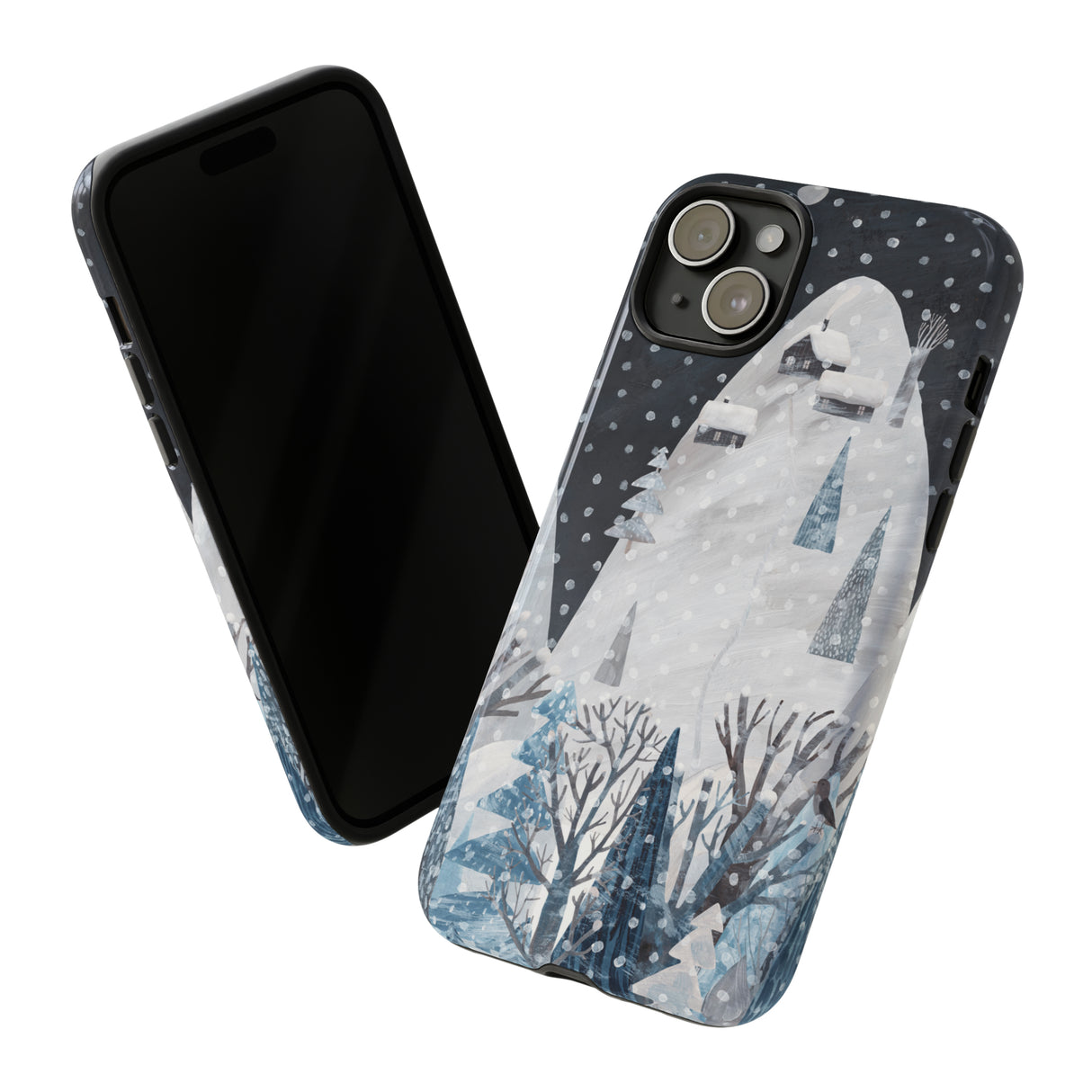 Cute Winter Landscape - Protective Phone Case