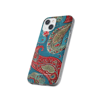 Vintage Paisley Elegance iPhone 14 - Flexi Phone Case