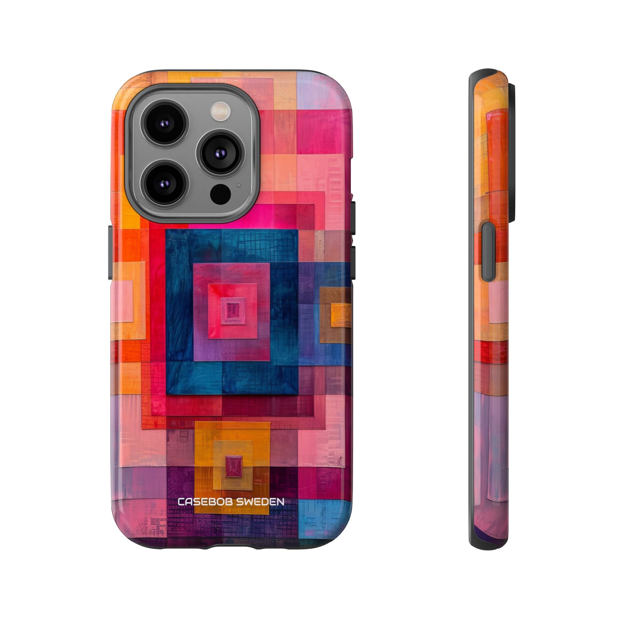 Vibrant Geometry - Tough iPhone 14 Phone Case