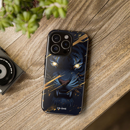 Tiger's Glowing Gaze - iPhone Case
