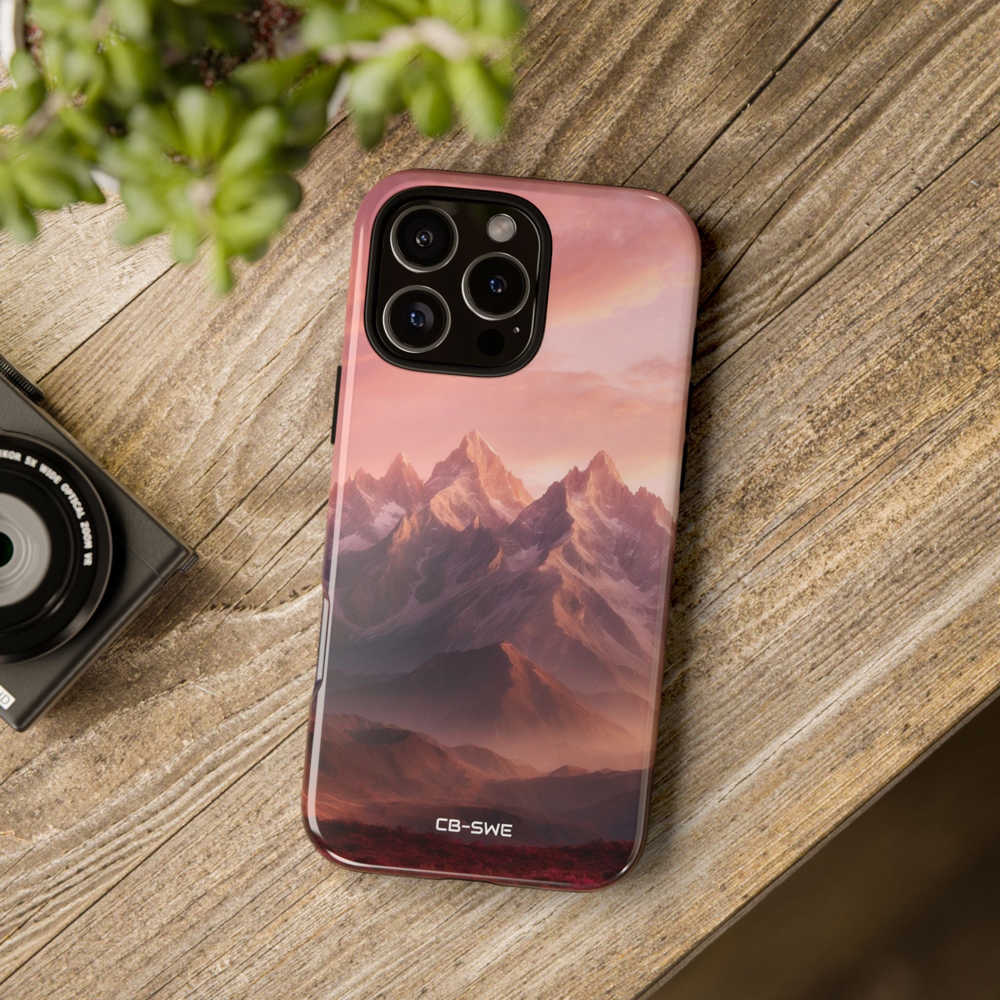 Vibrant Peaks Emerge - iPhone Case