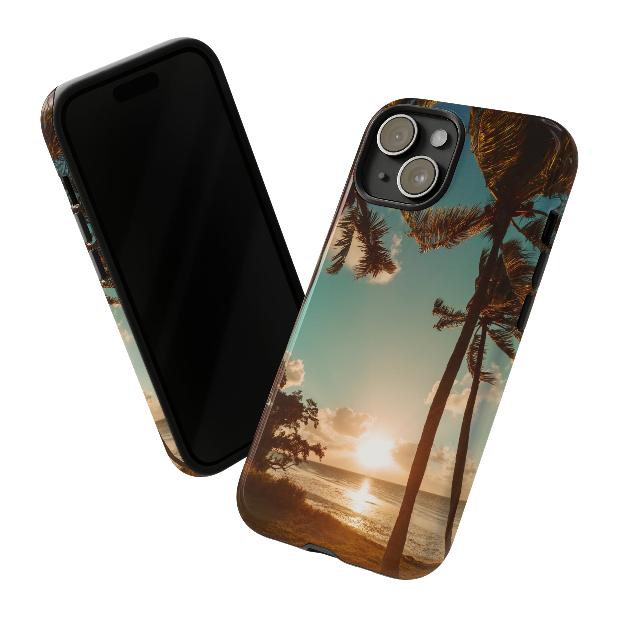 Sundown Palmtrees - Protective Phone Case