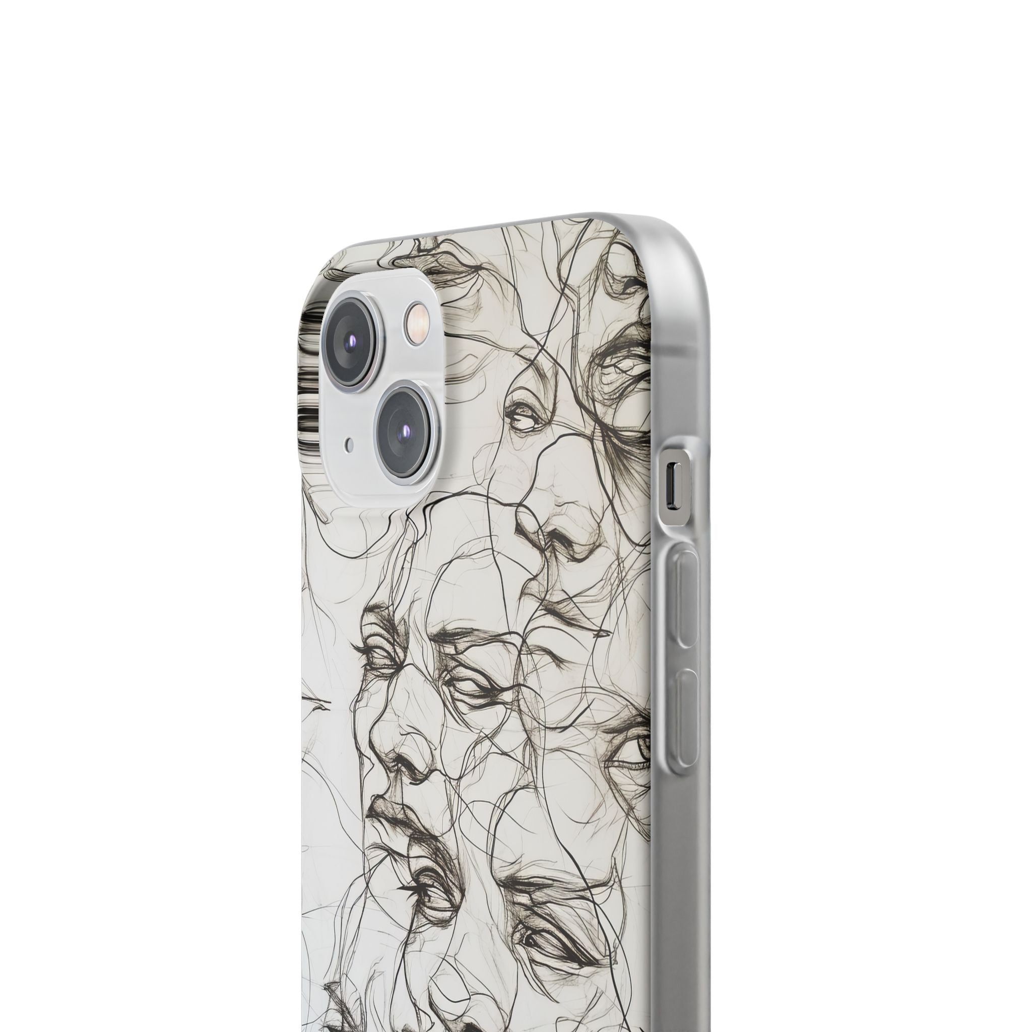 Ethereal Faces | Flexible Phone Case for iPhone