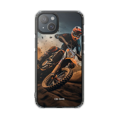 Rider Amidst Desert Fury iPhone Case - Impact