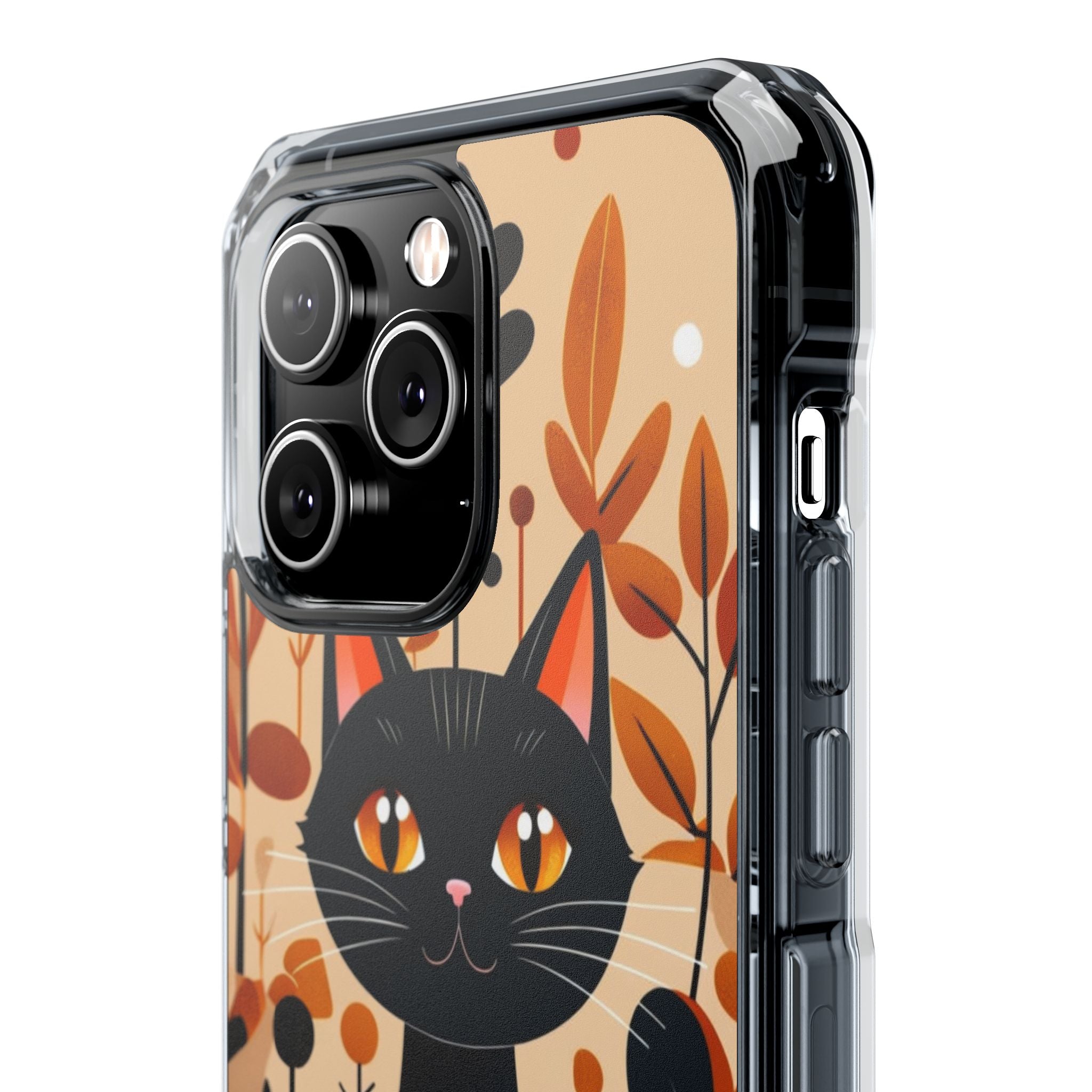 Autumnal Cat Whimsy iPhone Case - Impact