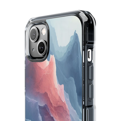 Mountain Wave Serenity - Clear Impact iPhone 14 Phone Case