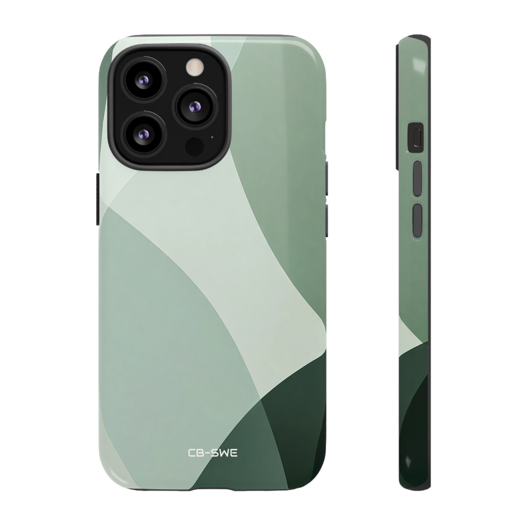 Flowing Green Harmony - iPhone Case