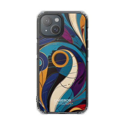 Swirling Copper Dreams iPhone 15 - Impact Clear+