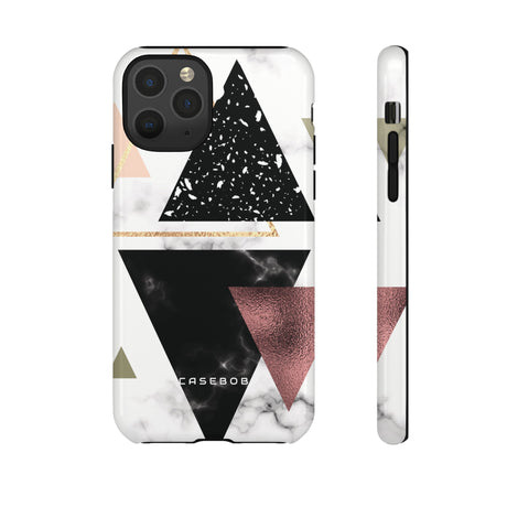 Rose Gold Triangles - Protective Phone Case