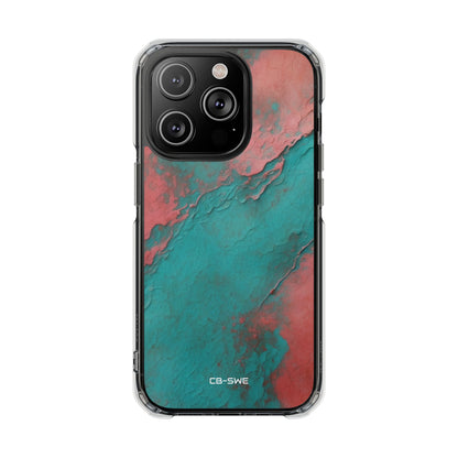 Turquoise Waves Dance iPhone Case - Impact