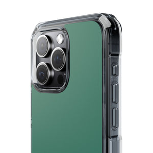 Viridian Green | Phone Case for iPhone (Clear Impact Case - Magnetic)