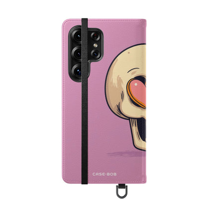Heart Eyes Skull - Samsung S25 Ultra Case - Lompakko