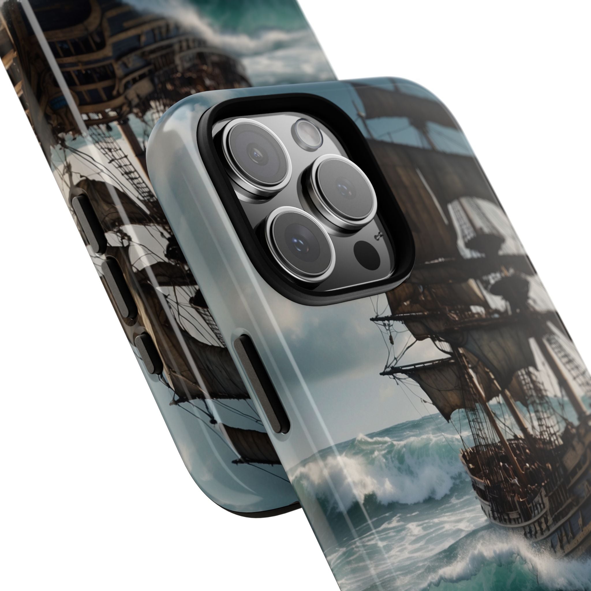 Ship Faces Waves - iPhone Case