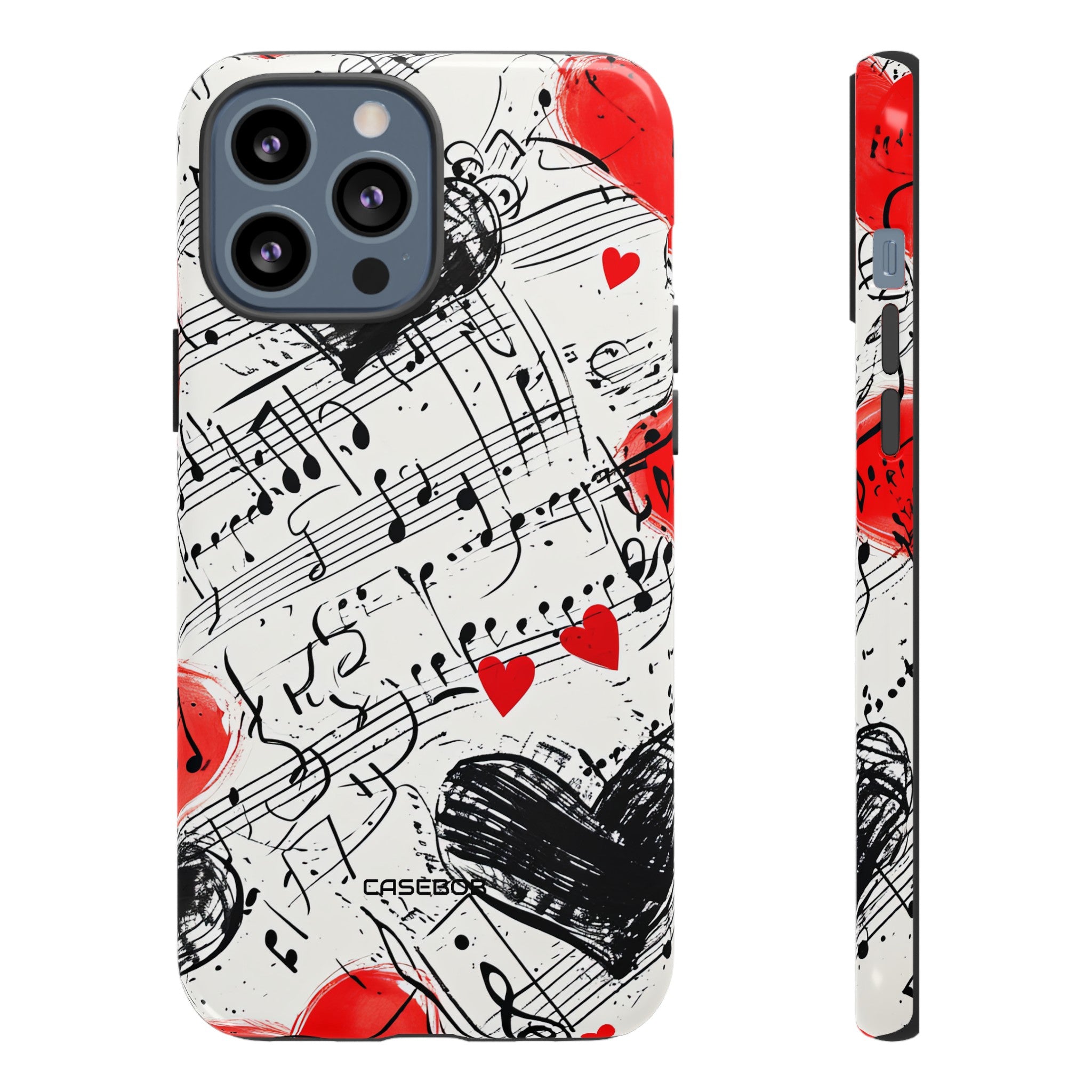 Melodic Love Notes - Protective Pixel Case - Protective Phone Case