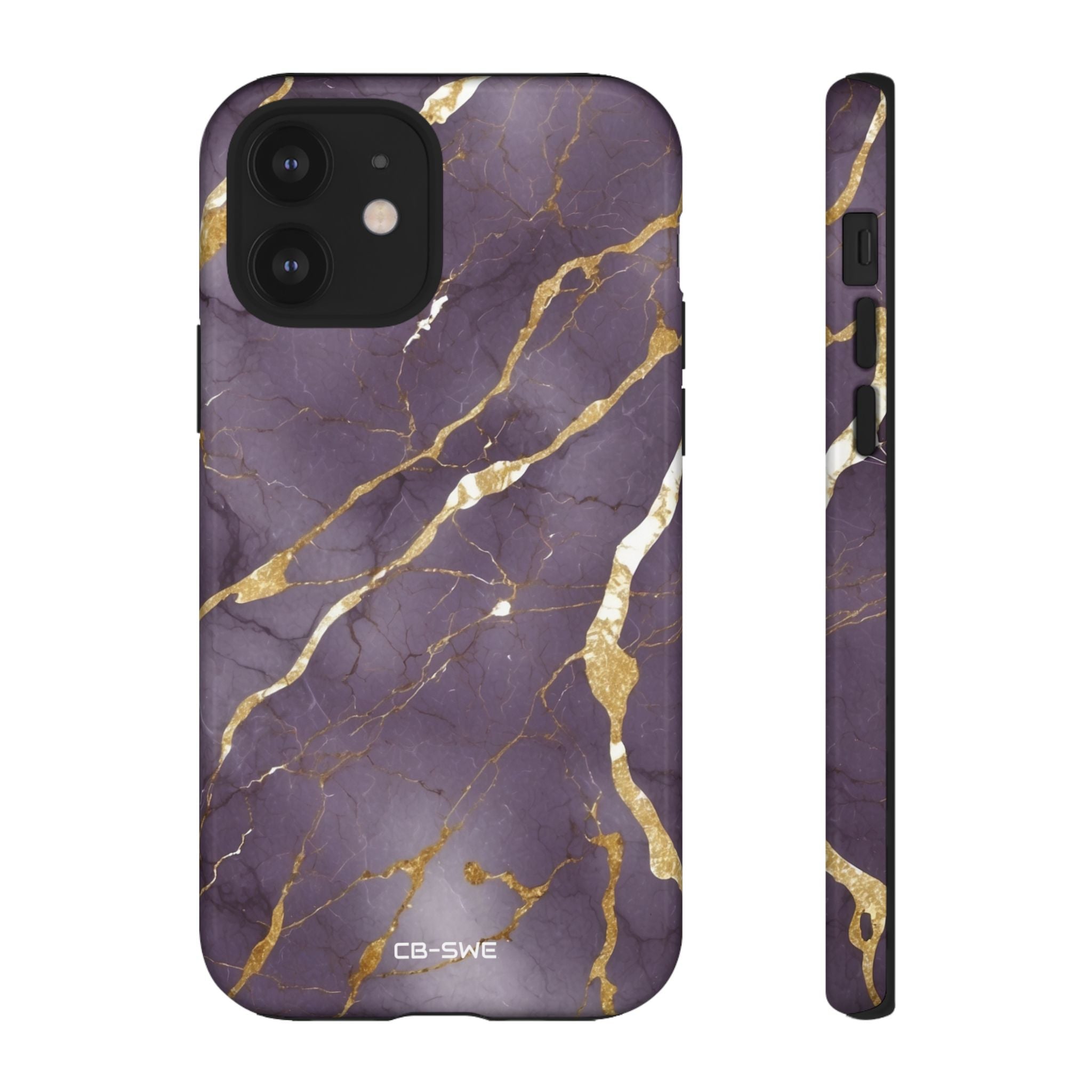 Golden Veins Flowing - iPhone Case