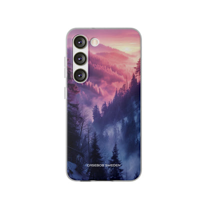 Misty Forest Serenity - Flexi Samsung S23 Phone Case