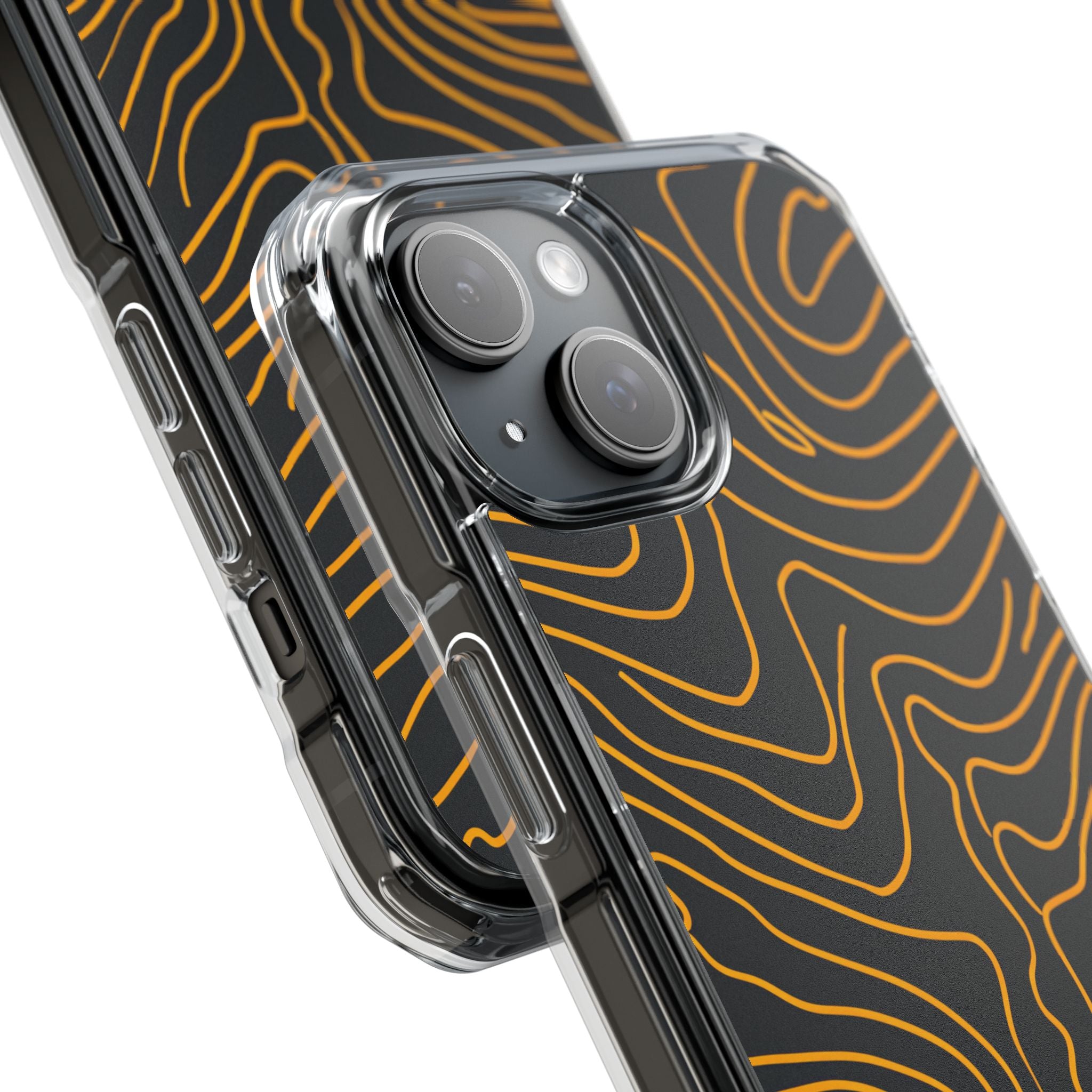 Topowave Ember iPhone 15 - Transparente, stoßfeste Handyhülle