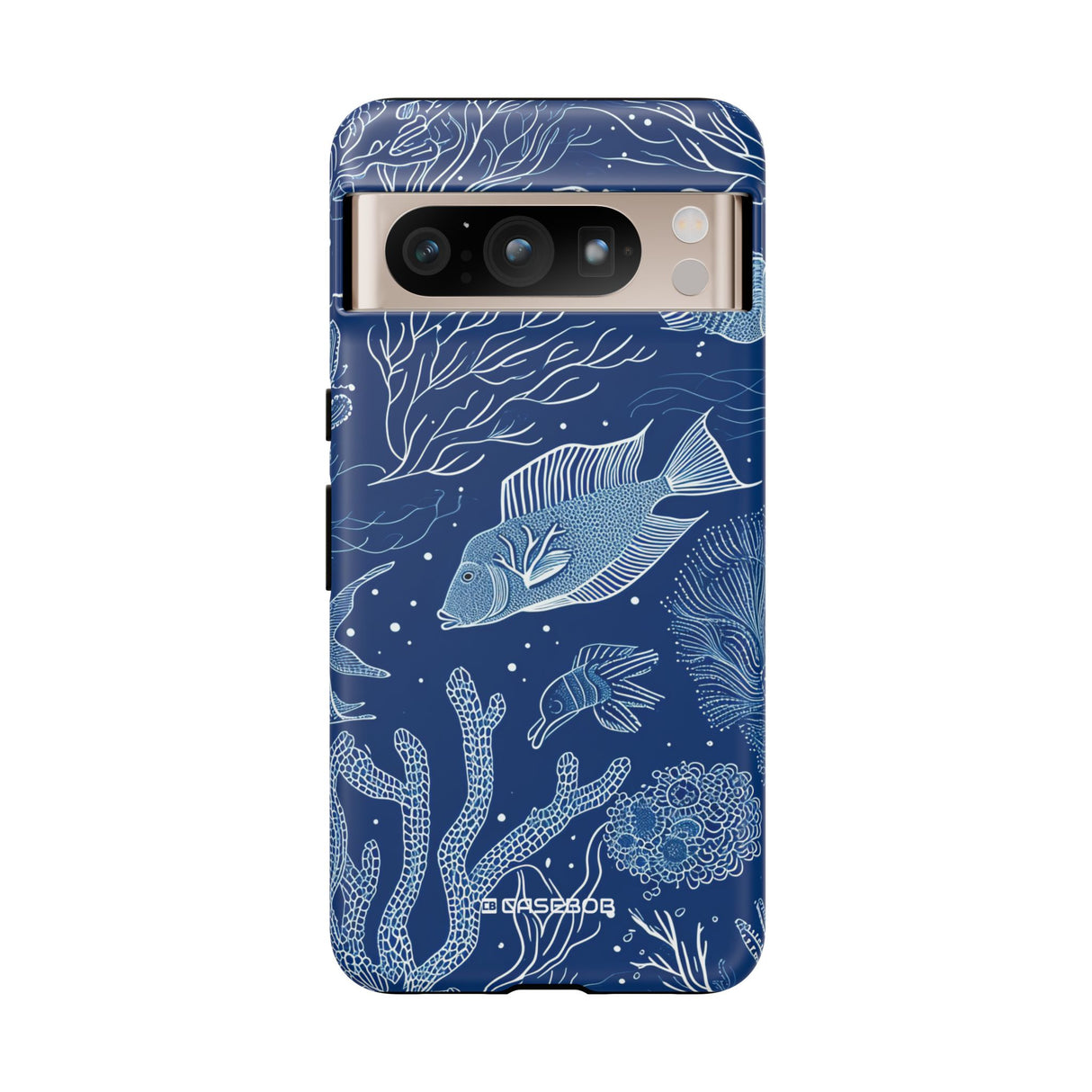 Underwater Serenity: Intricate Line Art - for Google Pixel 8