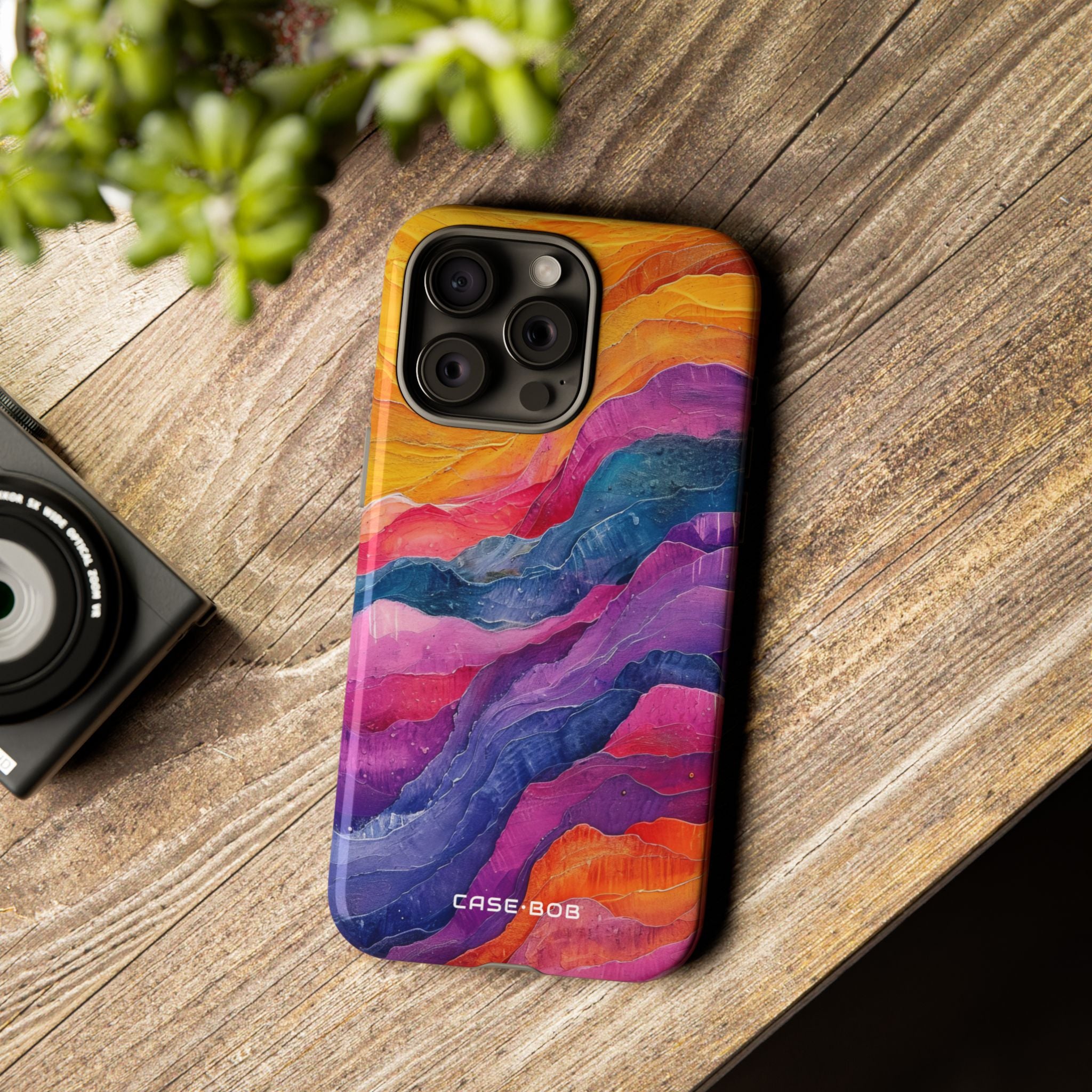 Vibrant Flow iPhone 15 Pro Max Case - Tough