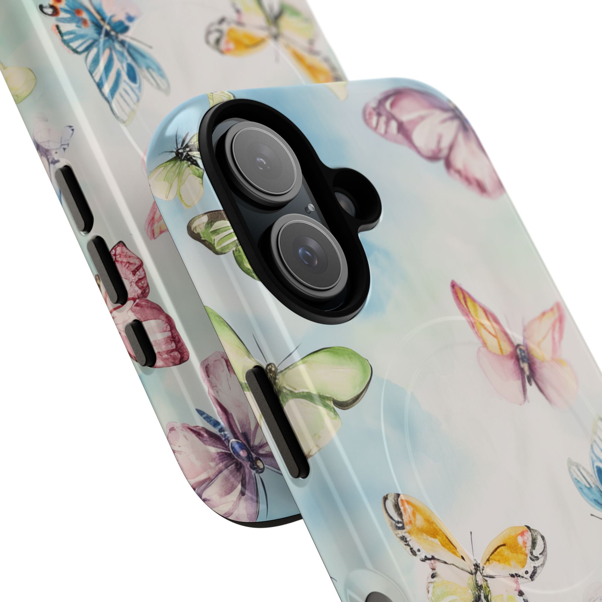 Watercolor Butterfly Bliss - Tough + MagSafe® iPhone 16 Phone Case