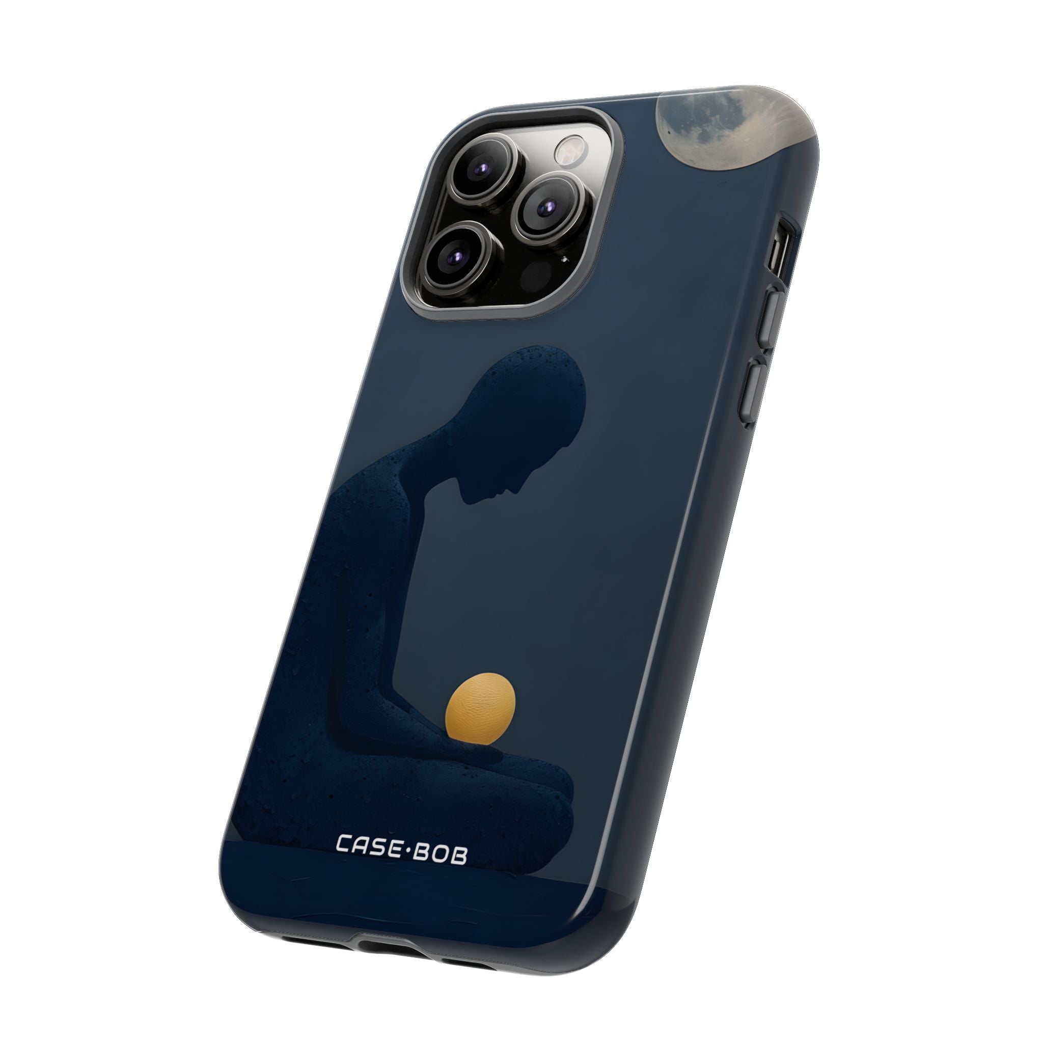 Moonlit Contemplation iPhone 14 Pro Max Case - Tough