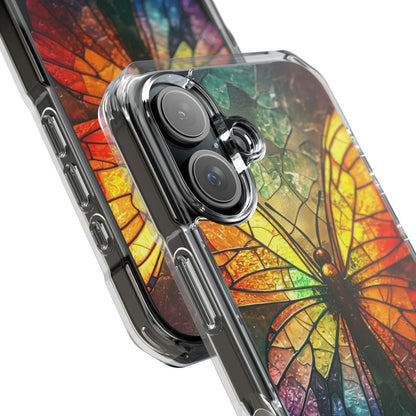Stained Glass Butterfly iPhone 15 Case - Impact