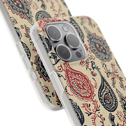 Vintage Paisley Elegance iPhone 15 - Flexi Phone Case