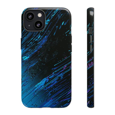 Cyber Stream: Digital Gradient - Protective Phone Case