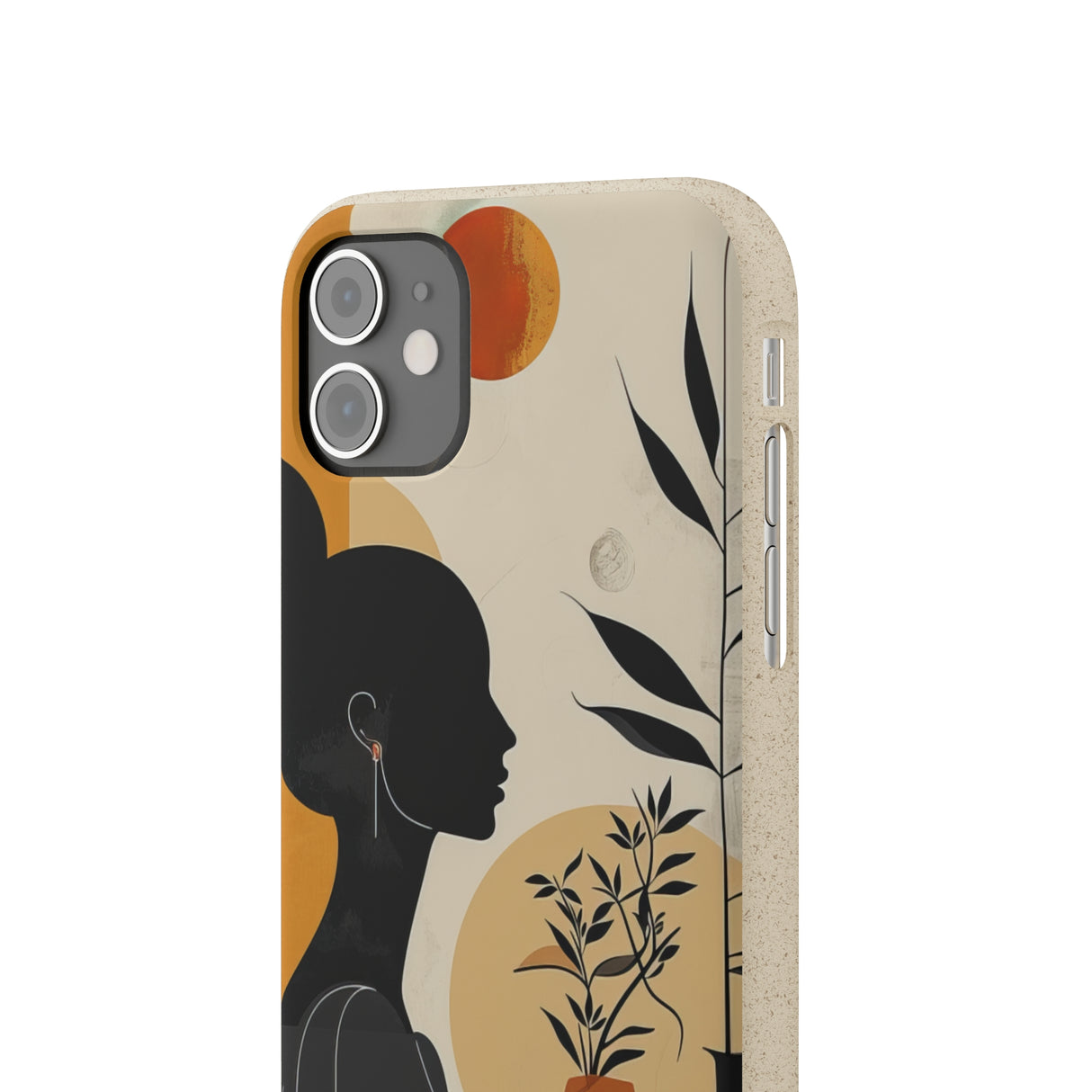 Modern Silhouette Tranquility | Biodegradable Phone Case