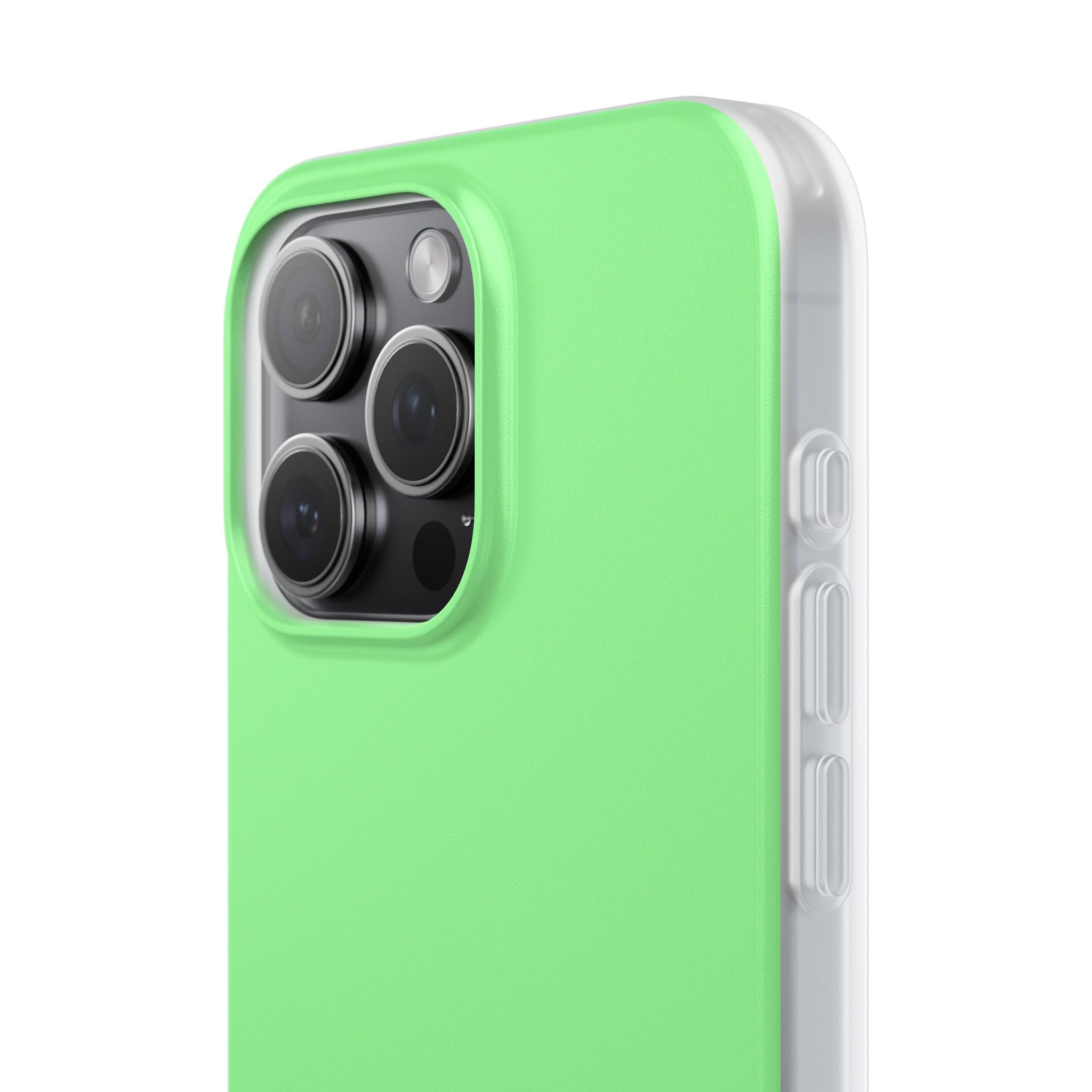 Pale Green iPhone 15 - Flexi Phone Case