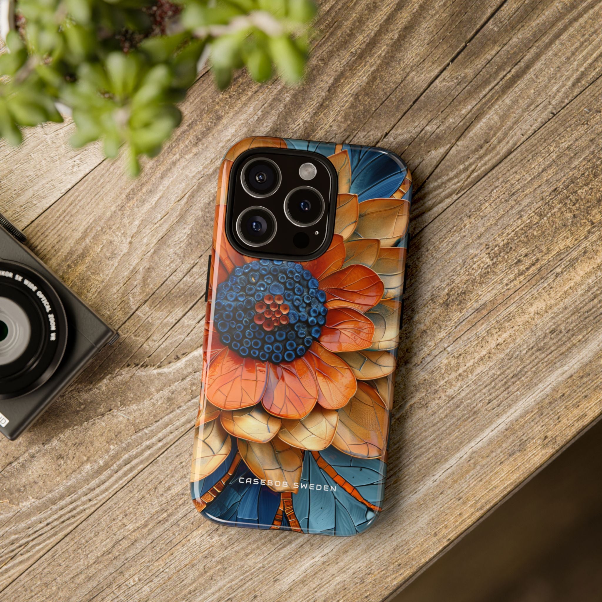 Mosaic Blossom Harmony iPhone 16 - Tough Phone Case