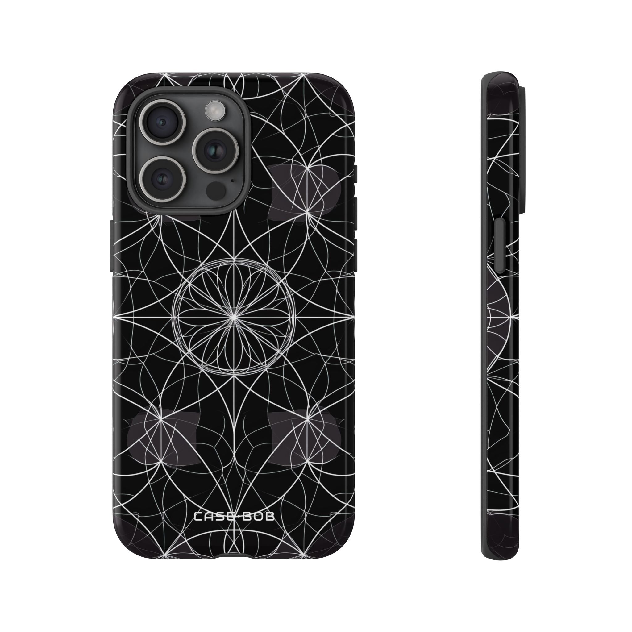 Radiant Petal Orbit iPhone 15 Pro Max Case - Tough