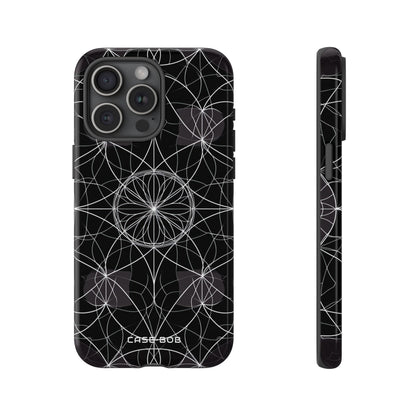 Radiant Petal Orbit iPhone 15 Pro Max Case - Tough