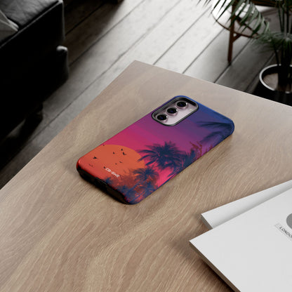Tropical Sunset Silhouettes - Samsung Case