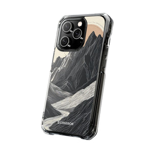 Tranquil Peaks – Handyhülle für iPhone (Clear Impact – Magnetisch)