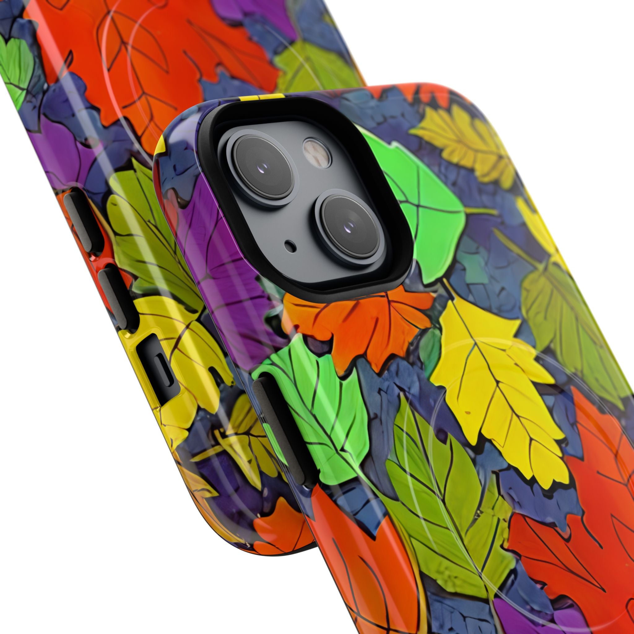 Vivid Leafburst iPhone 14 Case - Tough+