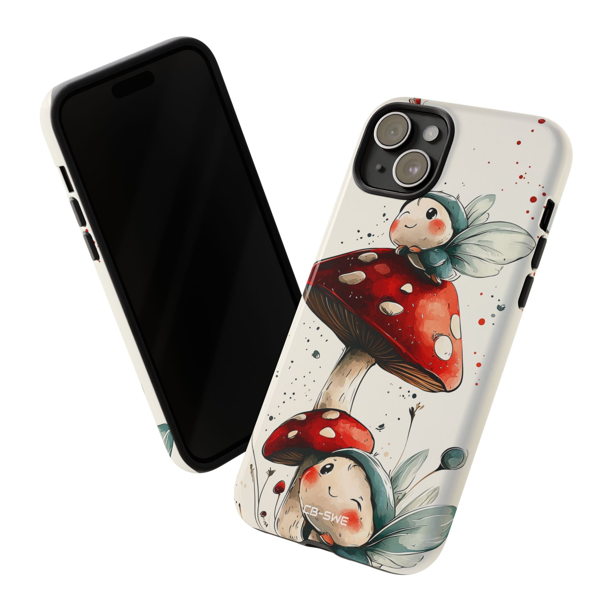 Mushrooms Entertain Fairies - iPhone Case