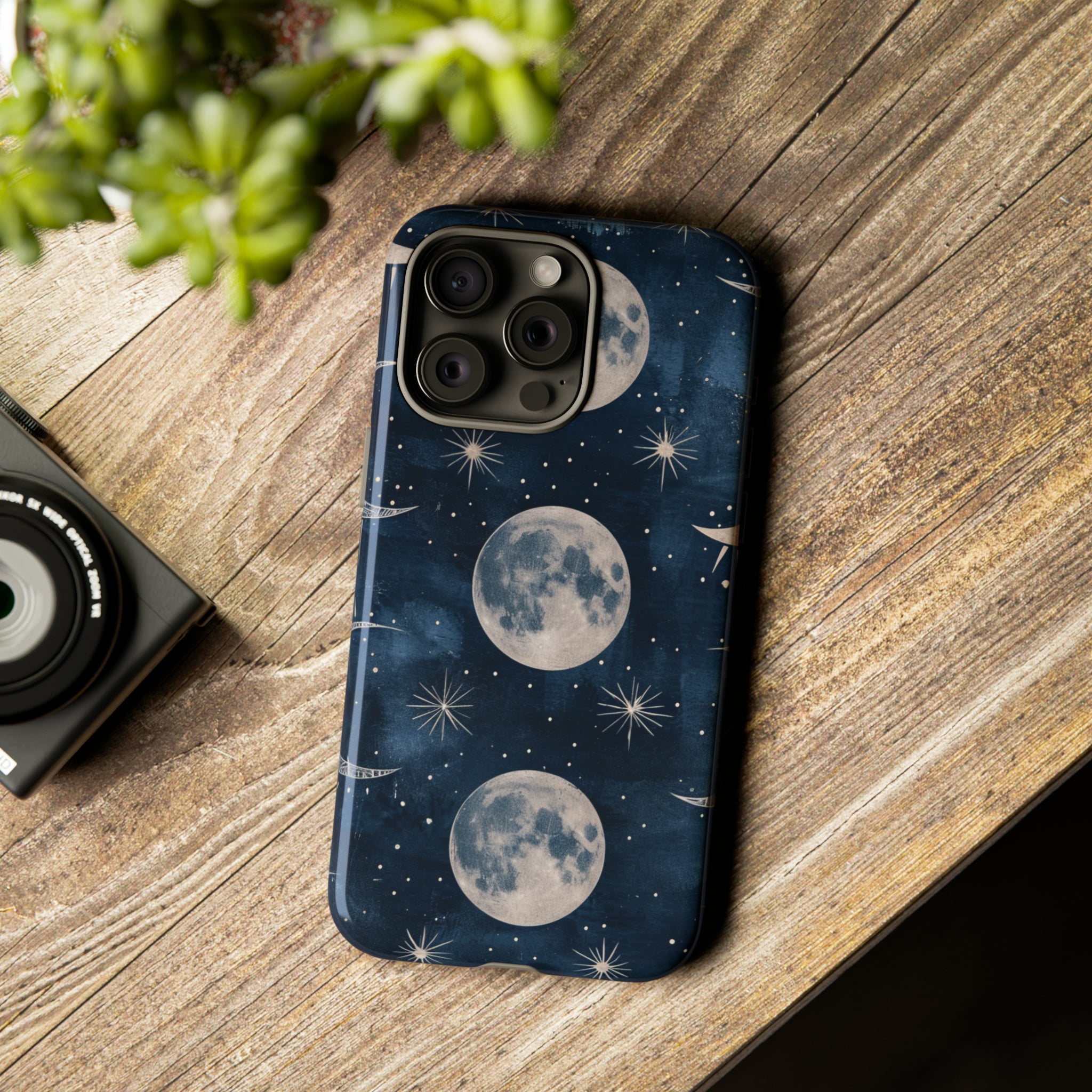 Lunar Phases Serenity - Protective Phone Case