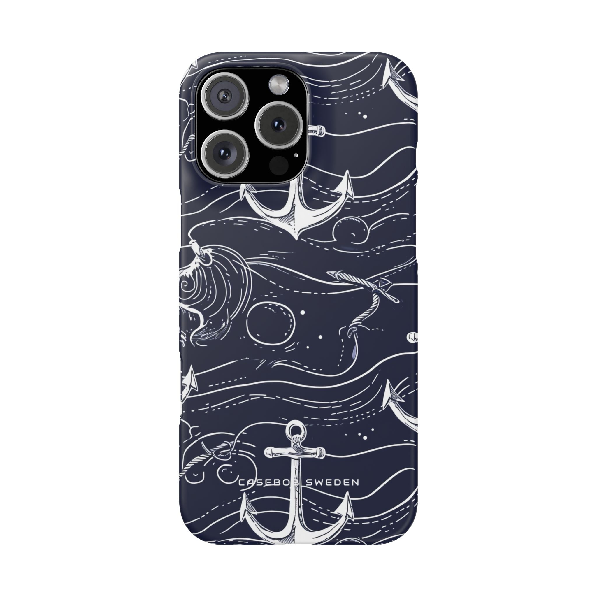 Gradient Anchorflow Waves iPhone 16 - Slim Phone Case