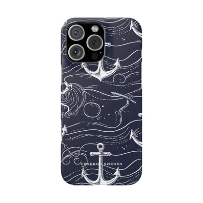 Gradient Anchorflow Waves iPhone 16 - Slim Phone Case