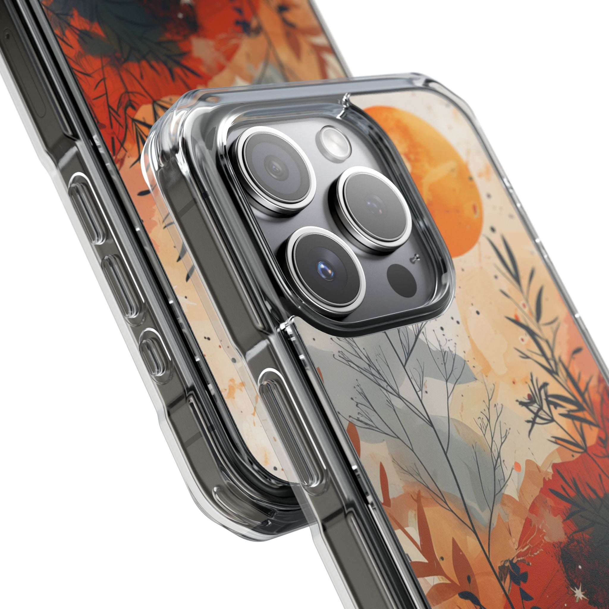 Orange Solstice iPhone 15 Pro Case - Impact