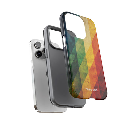 Diagonal Spectrum iPhone 14 Pro Case - Tough