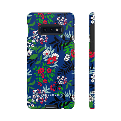 Blue Art Flowerfield - Protective Phone Case