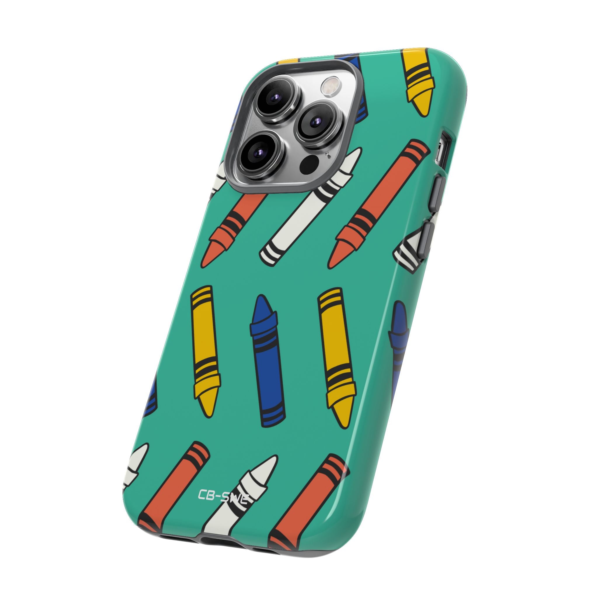 Crayons Dance Playfully - iPhone Case