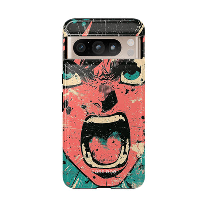 Screaming Face Pink Google Pixel 8 Pro Case - Tough