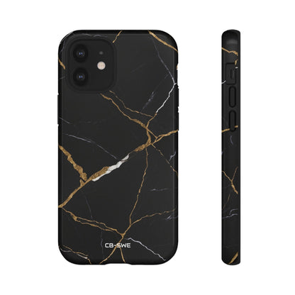 Golden Veins Emerge - iPhone Case