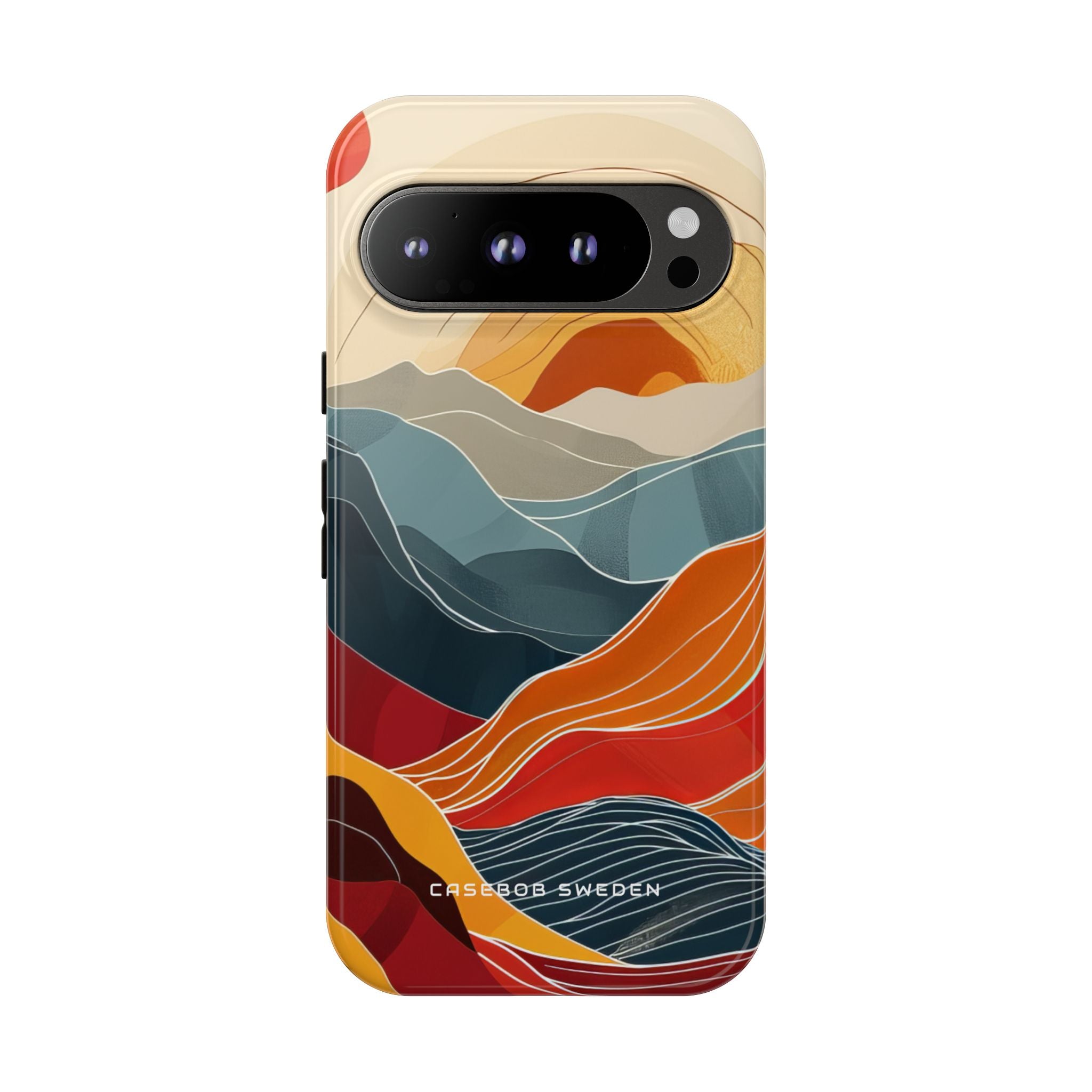 Sunlit Horizon Layers Google Pixel 9 - Tough Phone Case