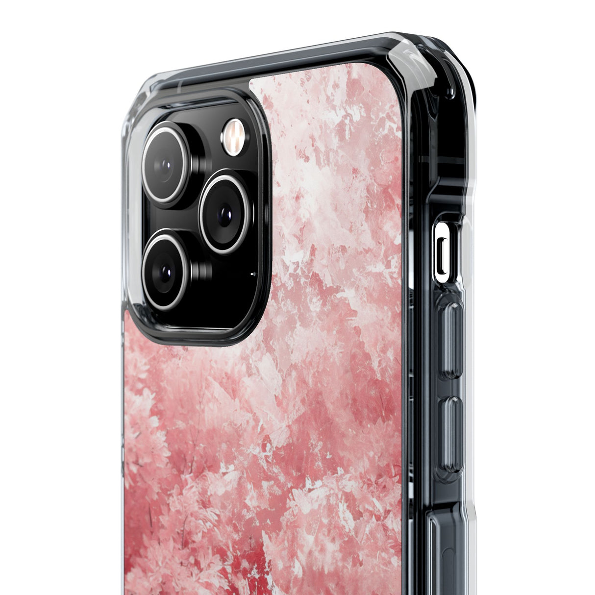 Pantone Rose Design | Handyhülle für iPhone (Clear Impact Case – magnetisch) 