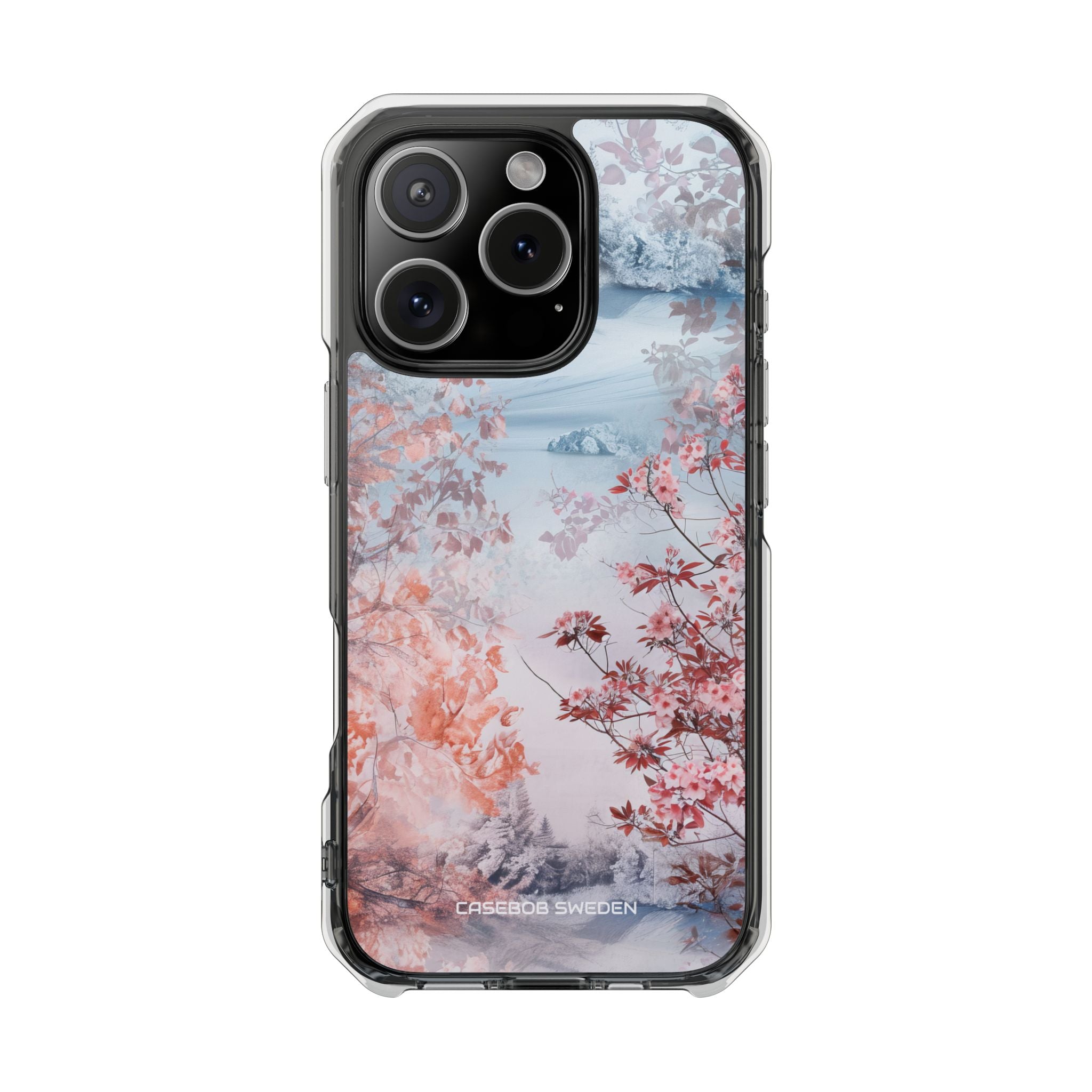 Floral Serenity Case - Clear Impact iPhone 16 Phone Case